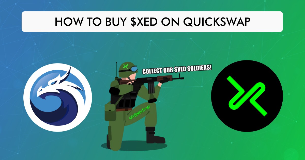 how to buy XED on Quickswap with MetaMask