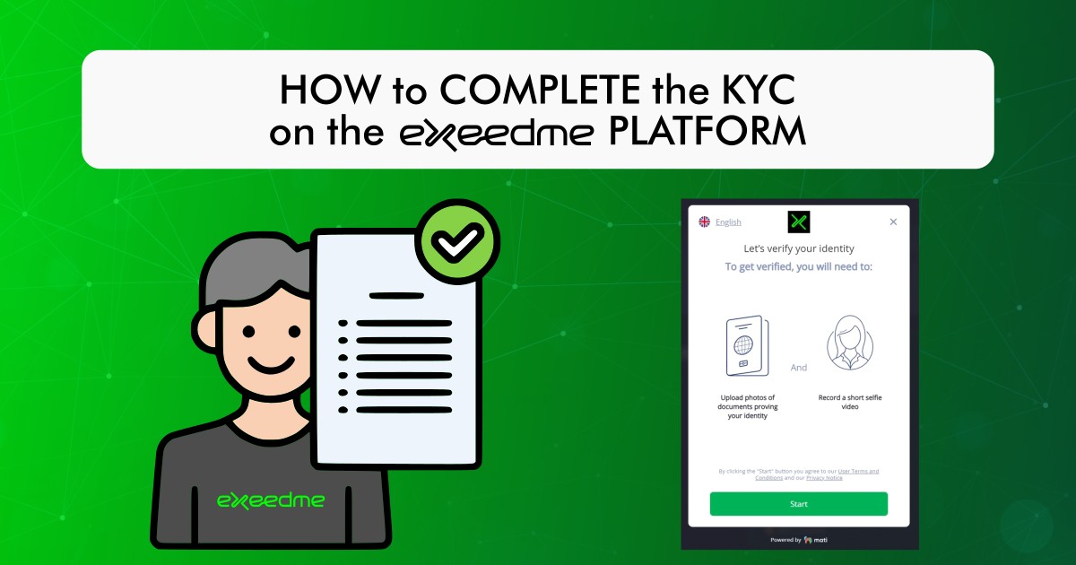 How to complete identity verification on the Exeedme platform
