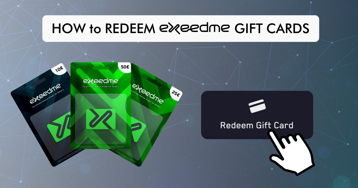 Wow to redeem Exeedme gift cards